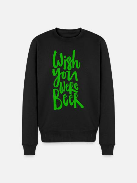 I - Men's Premium Organic Jumper - black