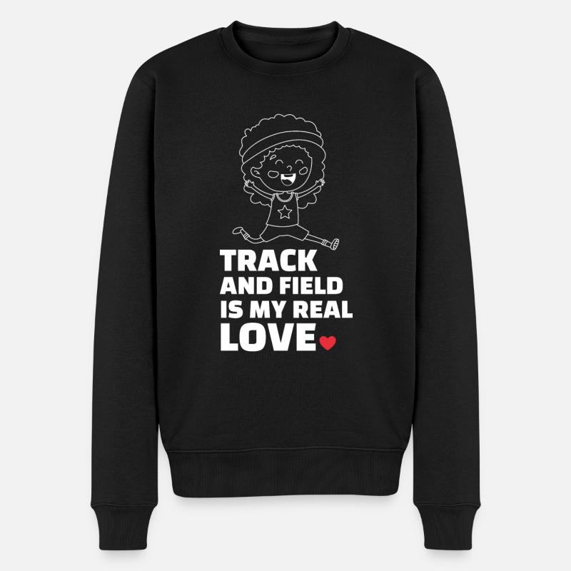 J’adore l’athlétisme - Pull Premium bio Homme - noir