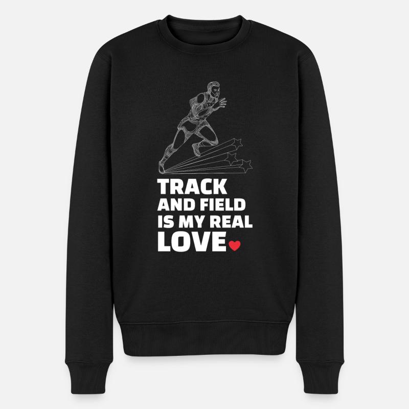 J’adore l’athlétisme - Pull Premium bio Homme - noir