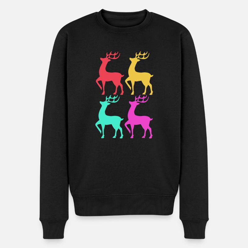 Chasse au chasseur - Pull Premium bio Homme - noir