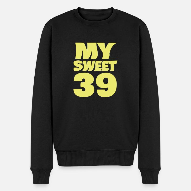39 ans - Pull Premium bio Homme - noir