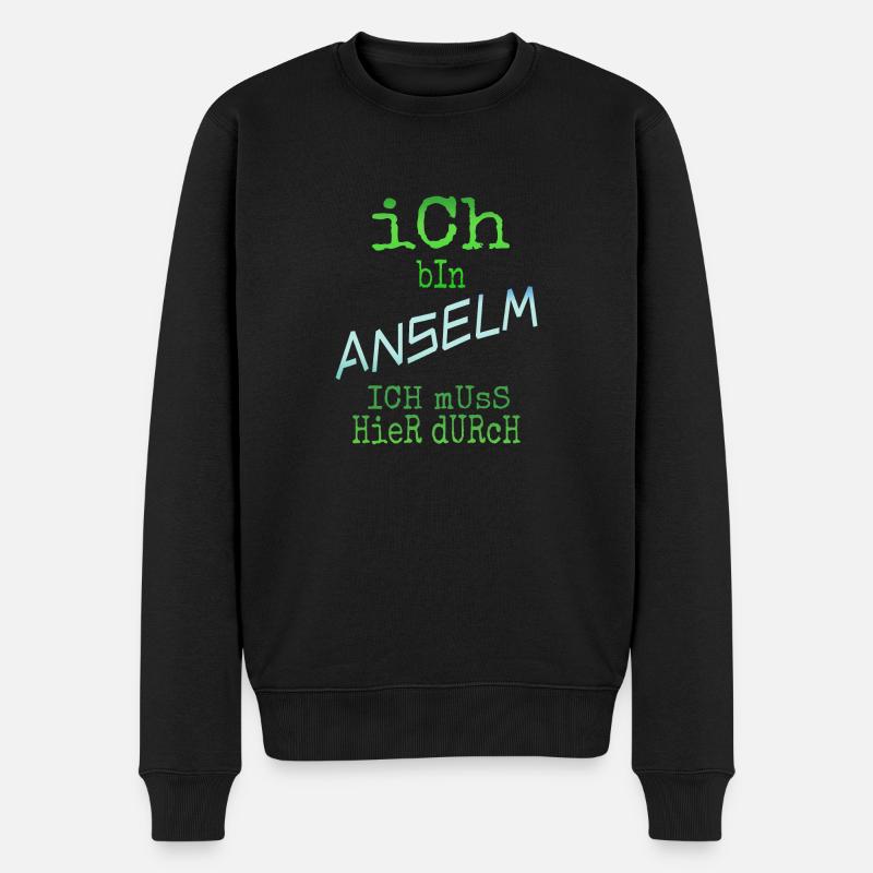 Anselme Anselme - Pull Premium bio Homme - noir