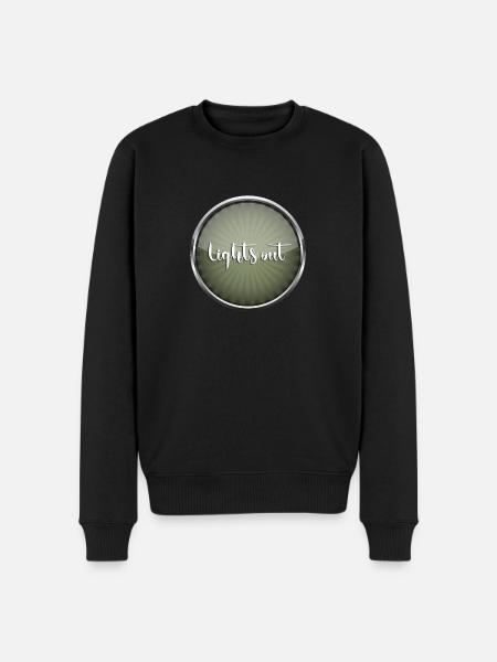 Lights out - Männer Premium Bio Pullover - Schwarz