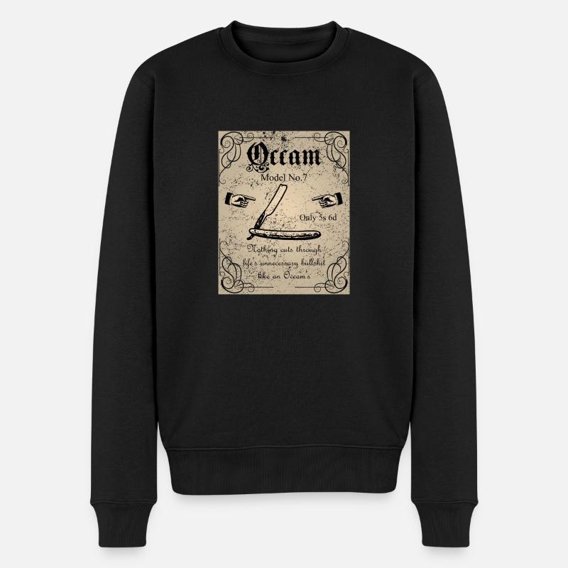Le rasoir d'Occam - Pull Premium bio Homme - noir