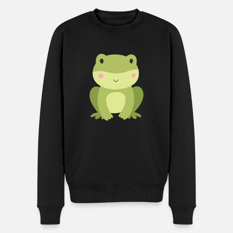 grenouille - Pull Premium bio Homme - noir