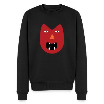 Monster vampire - Men's Premium Organic Jumper - black - Front - Nico (187cm)