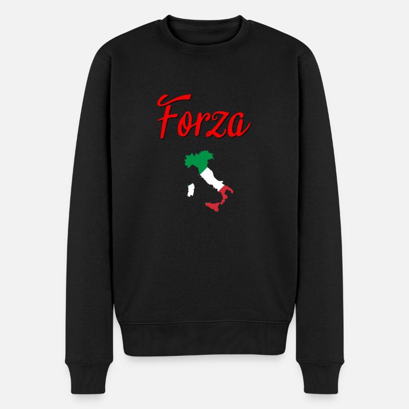 forza Italia - Pull Premium bio Homme - noir
