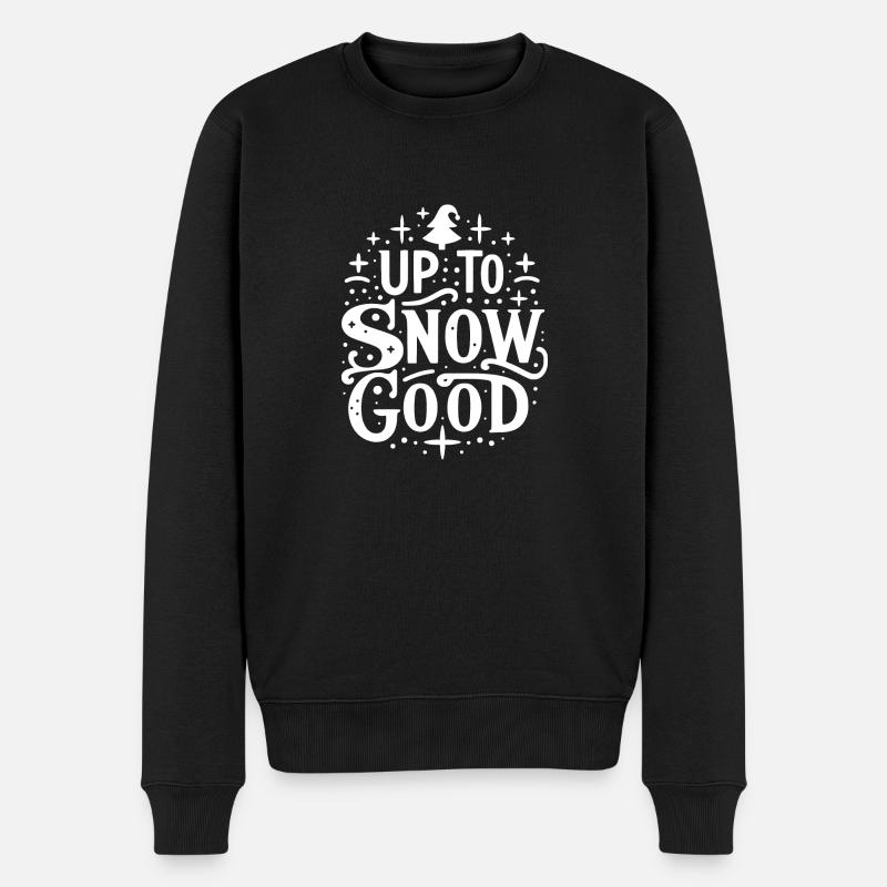 Jusqu’à la neige bonne - Pull Premium bio Homme - noir