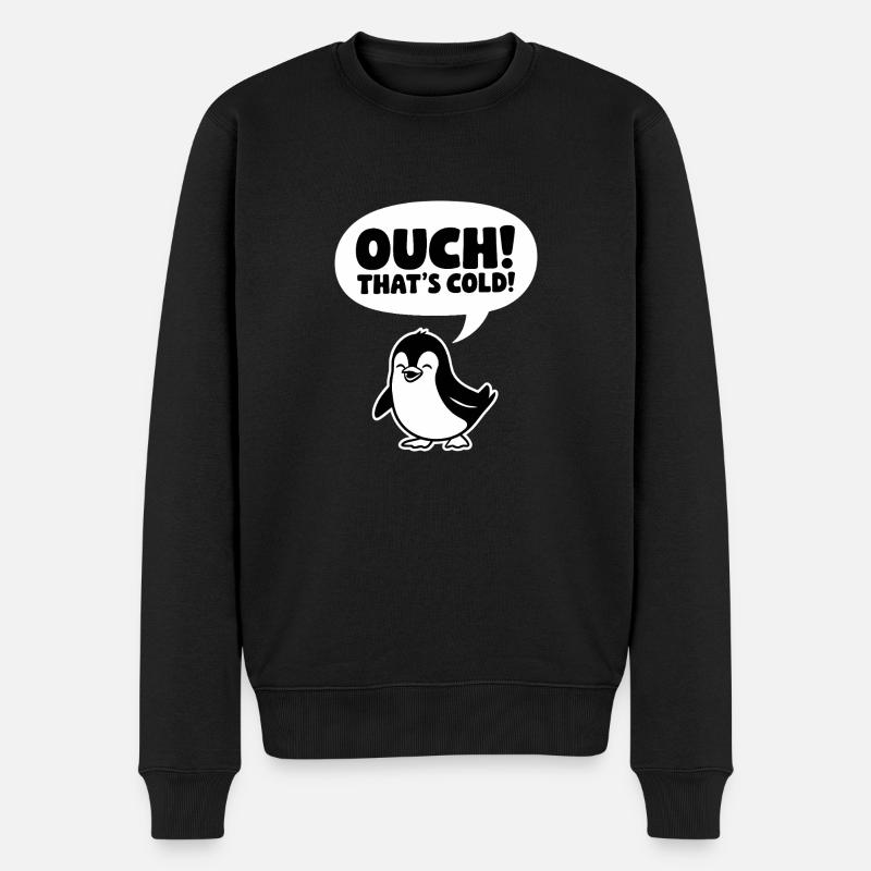 Aïe! C’est froid ! - Pull Premium bio Homme - noir