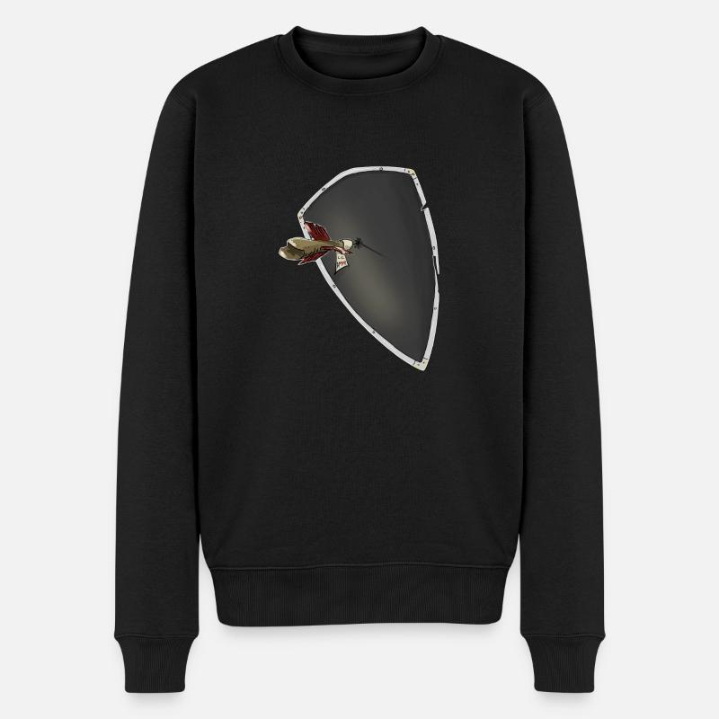 Le petit massage de Cupidon - Pull Premium bio Homme - noir