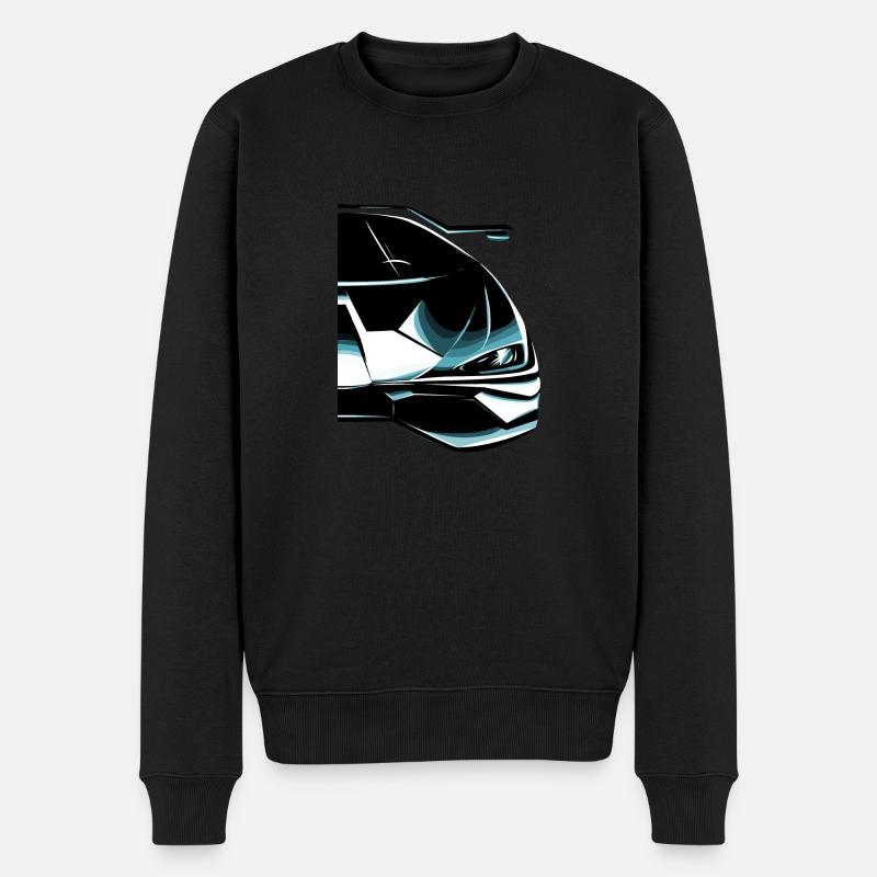 Männer Auto Design - Männer Premium Bio Pullover - Schwarz