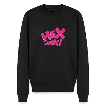Bibi Blocksberg Hex-hex! pink - Männer Premium Bio Pullover - Schwarz - Vorne - Nico (187cm)