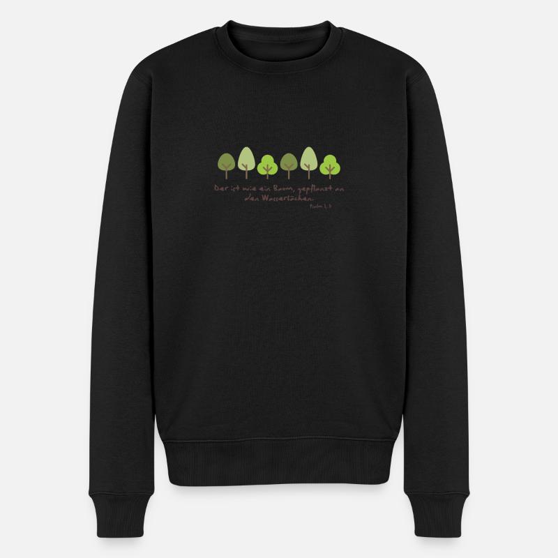 Arbre planté - Pull Premium bio Homme - noir