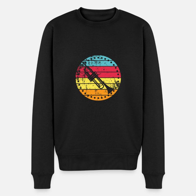 Trompette - Pull Premium bio Homme - noir