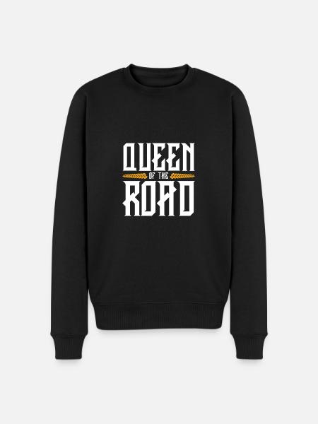 Trucker Queen - Men's Premium Organic Jumper - black