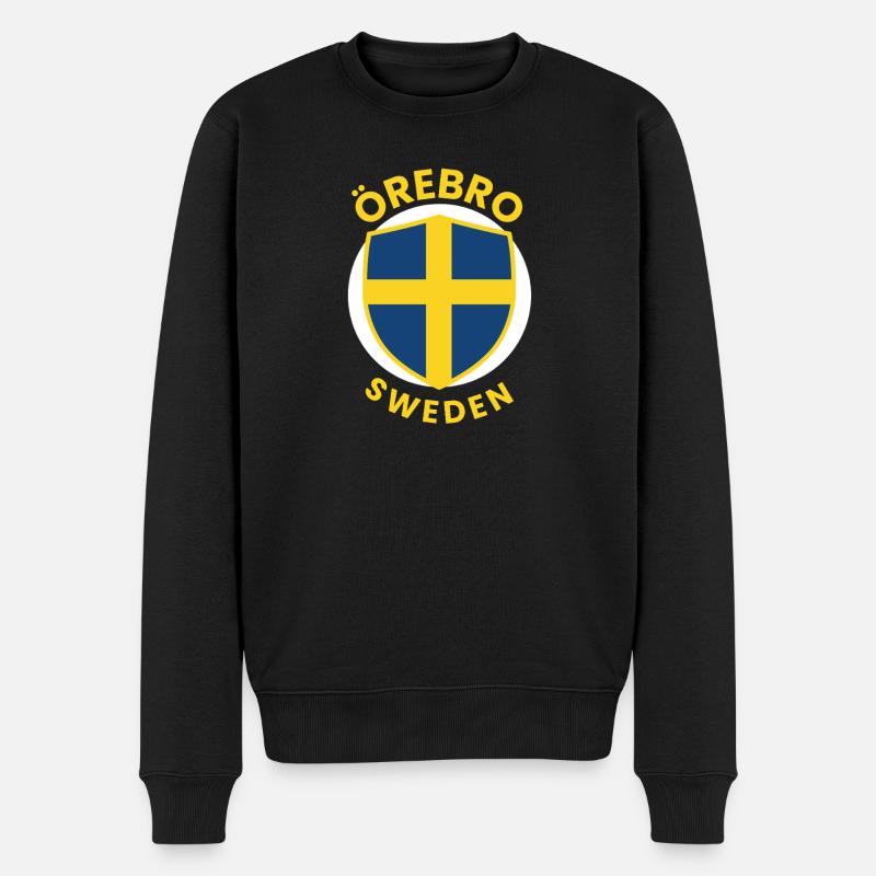 Örebro Sköld, Suède - Pull Premium bio Homme - noir