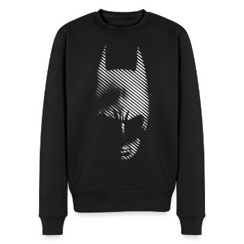 Batman noir & blanc Homme Tee Shirt - Pull Premium bio Homme - noir - Devant - Nico (187cm)