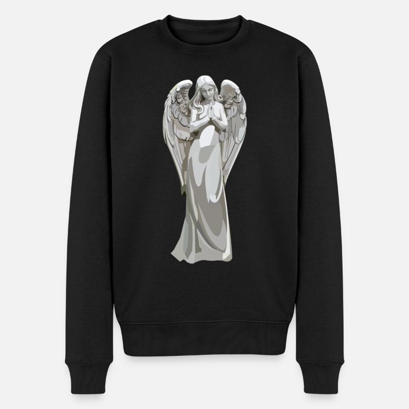 Mon ange - Pull Premium bio Homme - noir