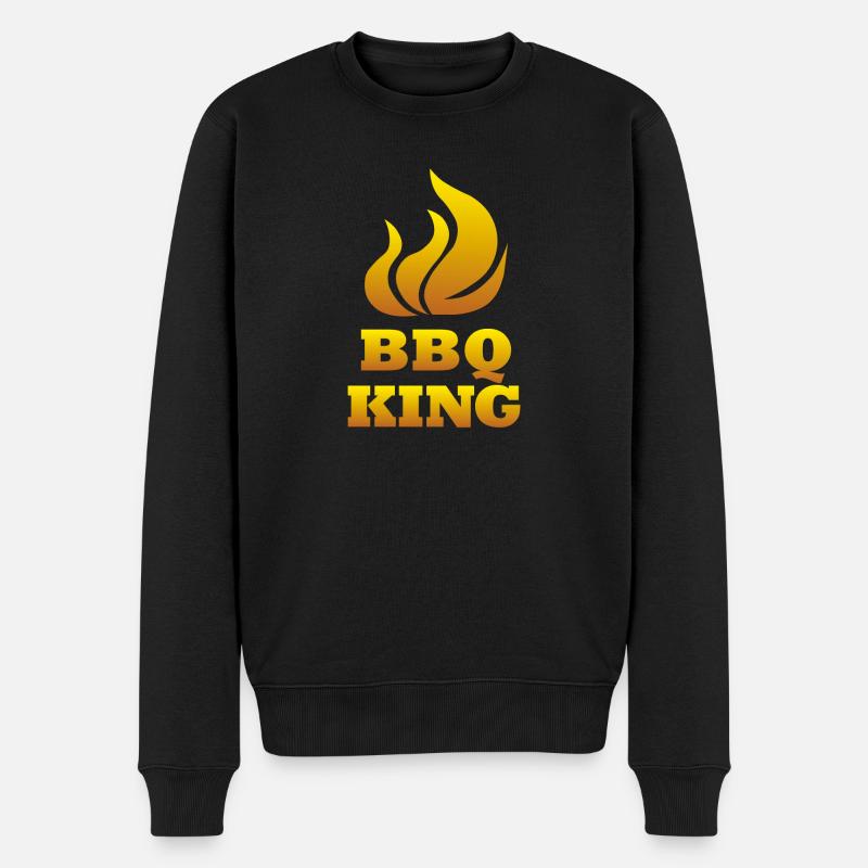 ROI DU BARBECUE - Pull Premium bio Homme - noir