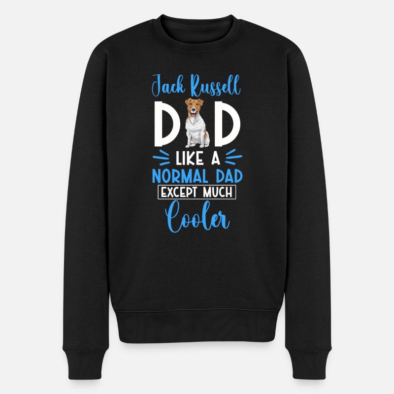 Jack Russell Terrier - Pull Premium bio Homme - noir