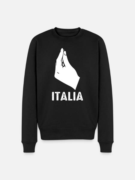 Italia Italian Italian Italy - Men's Premium Organic Jumper - black