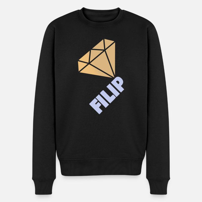 Edel Filip - Pull Premium bio Homme - noir