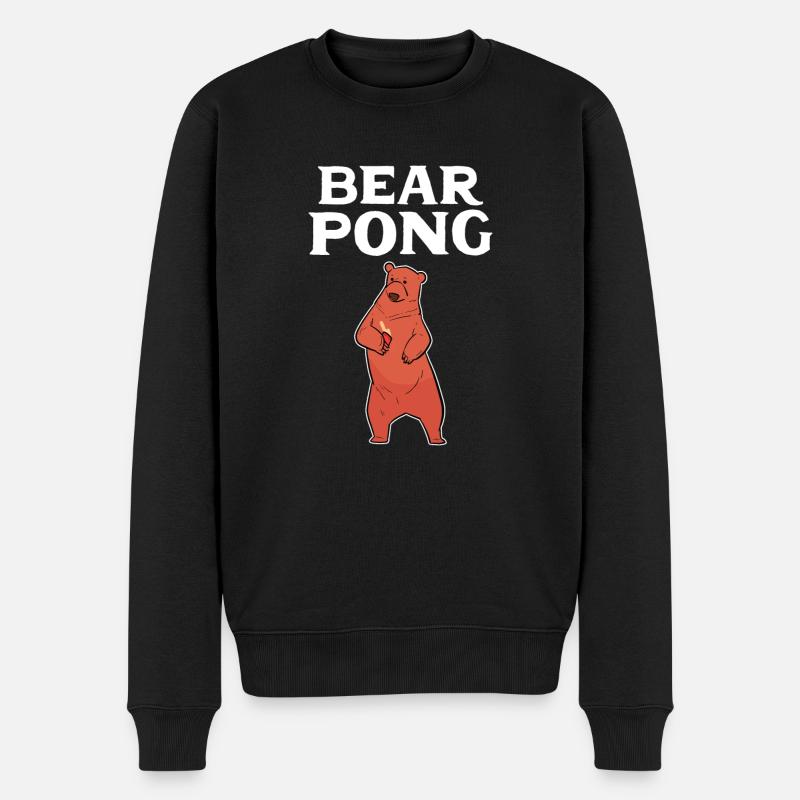 Beer Pong Beer Pong - Pull Premium bio Homme - noir