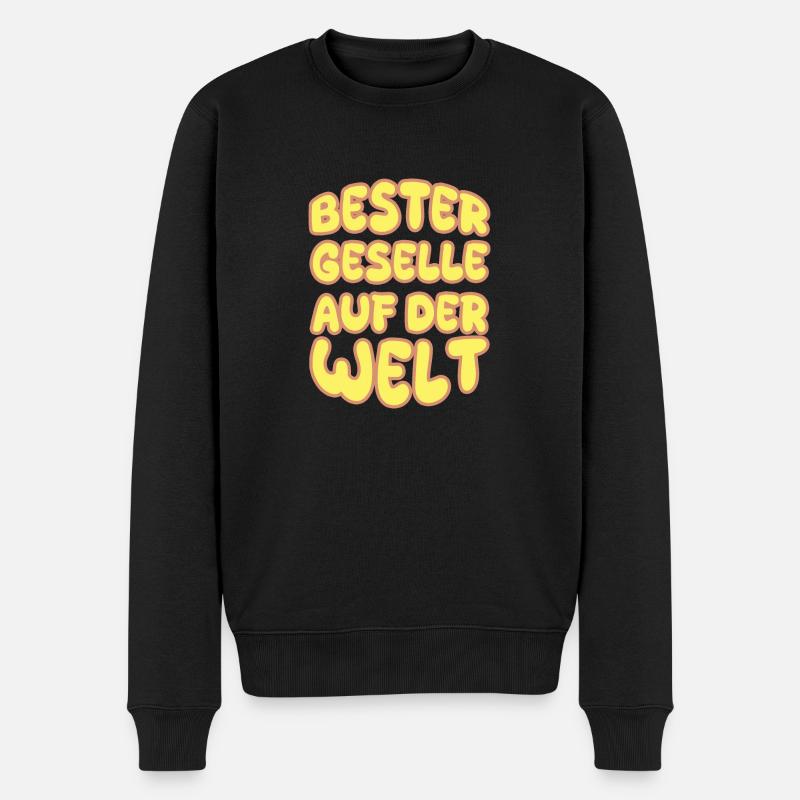 Geschenk für Geselle - Männer Premium Bio Pullover - Schwarz