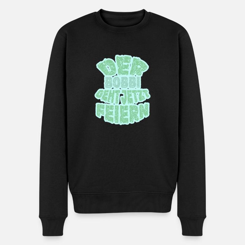 Bobbi - Männer Premium Bio Pullover - Schwarz