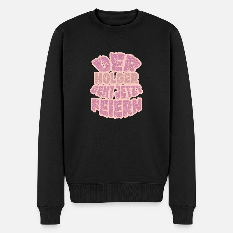 Holger Holger - Pull Premium bio Homme - noir