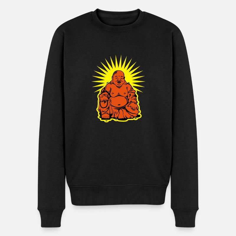 Bouddha - Pull Premium bio Homme - noir
