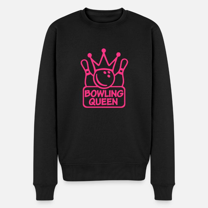 Bowling Queen - Pull Premium bio Homme - noir