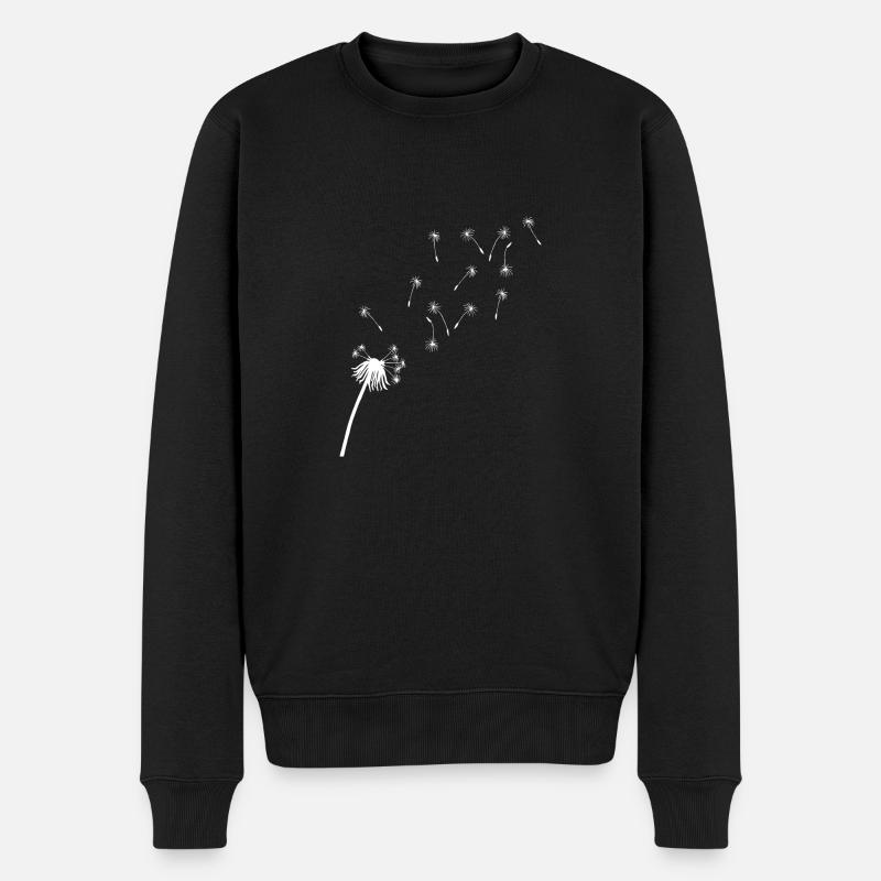 pissenlit - Pull Premium bio Homme - noir