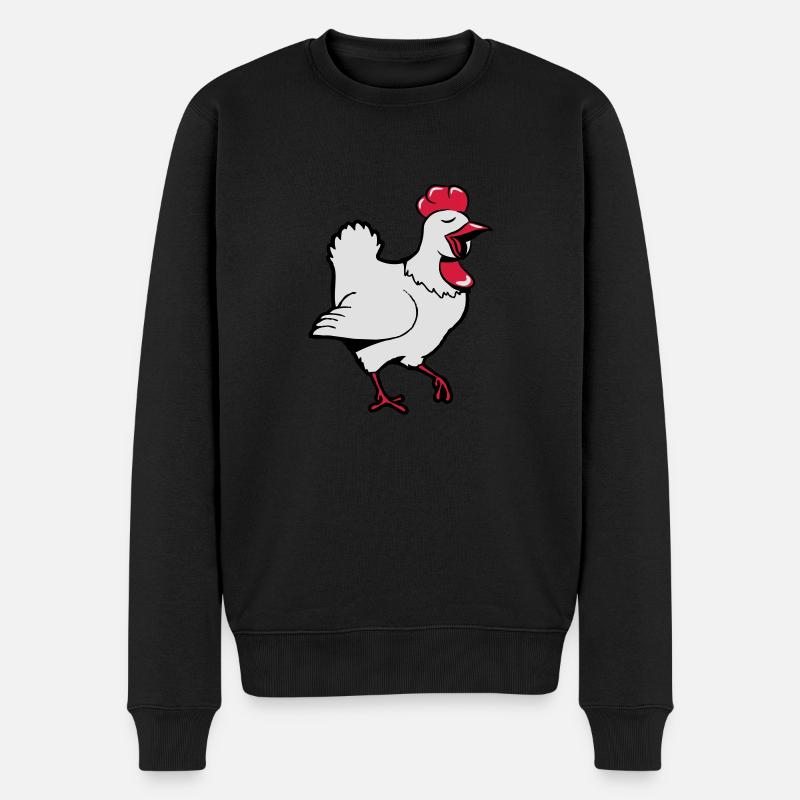 Poulet joyeux - Pull Premium bio Homme - noir