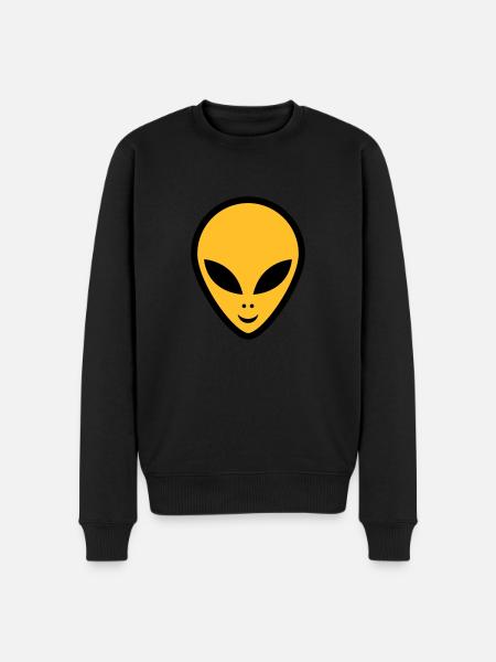 alien - Men's Premium Organic Jumper - black