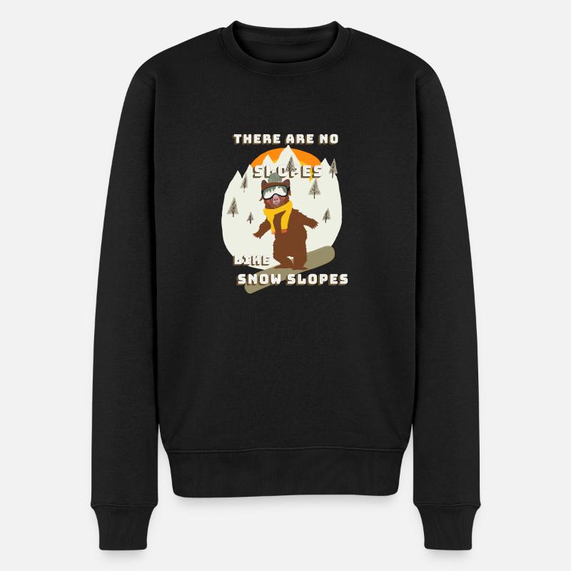slopes - Pull Premium bio Homme - noir