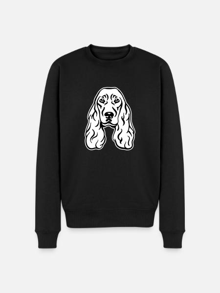 Cocker Spaniel - Männer Premium Bio Pullover - Schwarz
