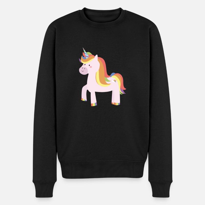 Licorne LGBT - Pull Premium bio Homme - noir