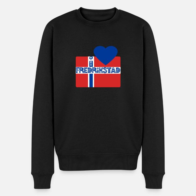 Fredrikstad - Pull Premium bio Homme - noir