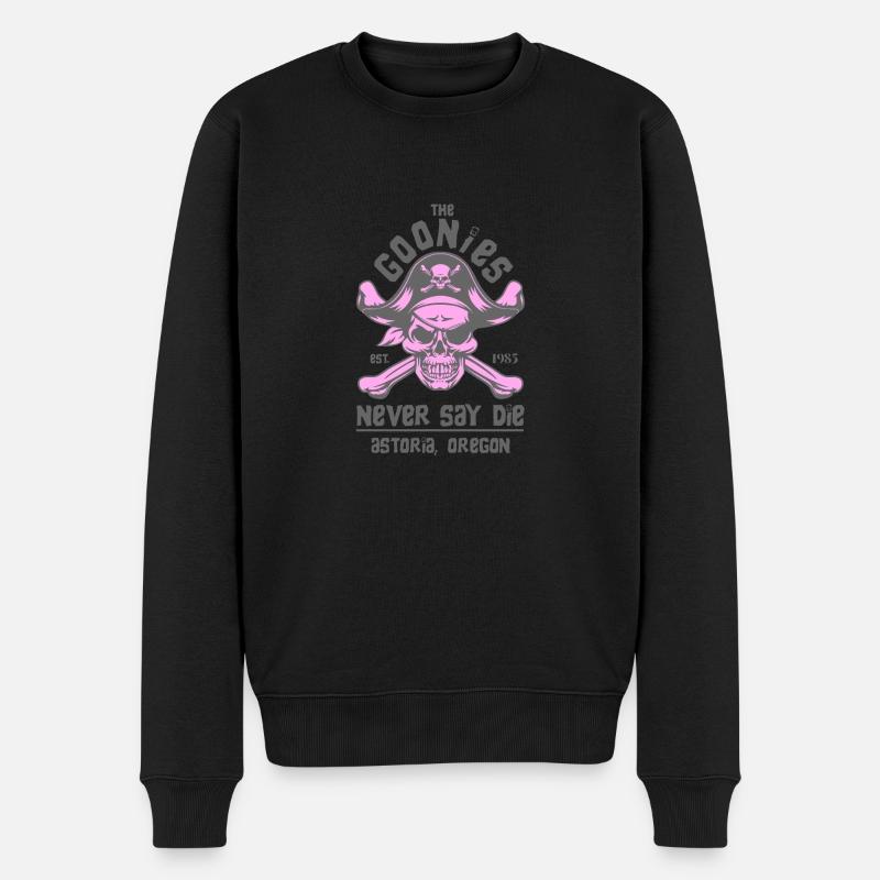 DIE GOONIES 4 - Männer Premium Bio Pullover - Schwarz