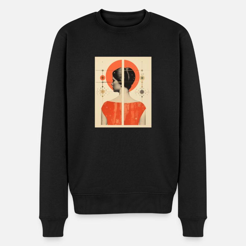 Jungfrau - Männer Premium Bio Pullover - Schwarz