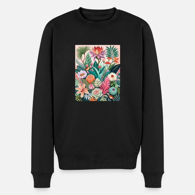 Floraison - Pull Premium bio Homme - noir