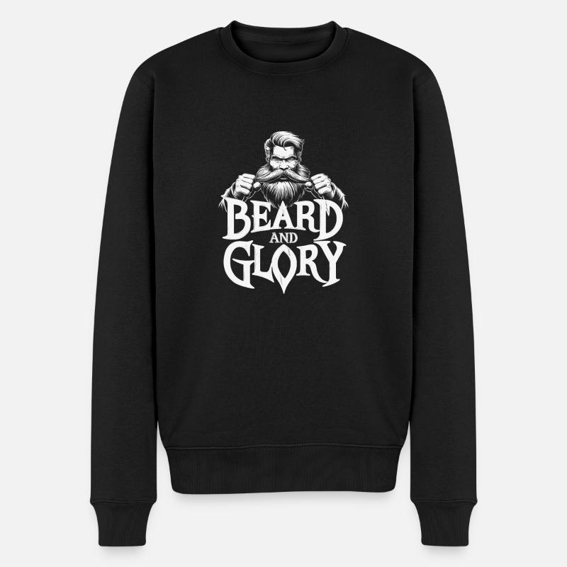 Barbe et gloire - Pull Premium bio Homme - noir