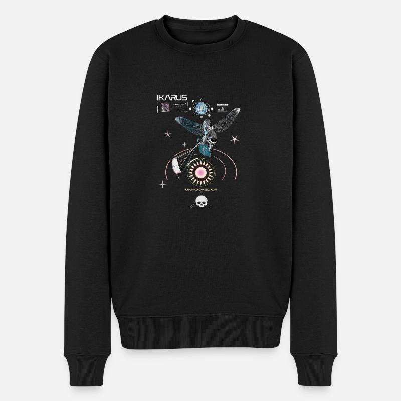 Kitesurfeur Ikarus - Pull Premium bio Homme - noir