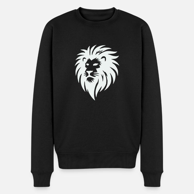 lion - Pull Premium bio Homme - noir