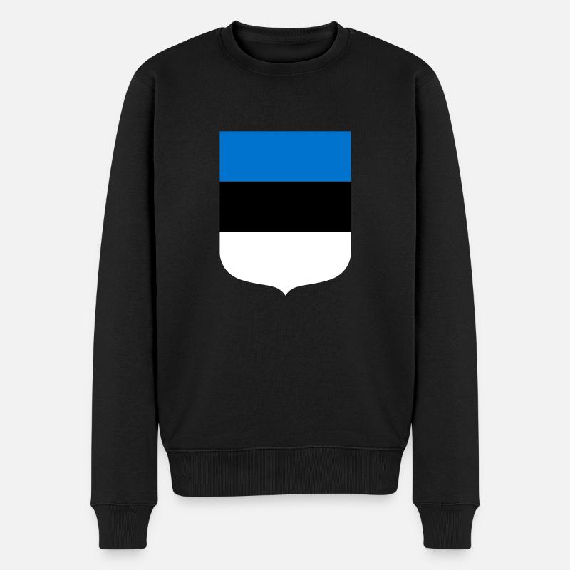 Estland - Männer Premium Bio Pullover - Schwarz