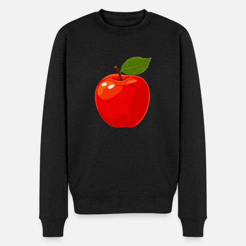 pomme rouge - Pull Premium bio Homme - noir