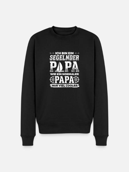 Sailing sails sails sailpaw - Men's Premium Organic Jumper - black