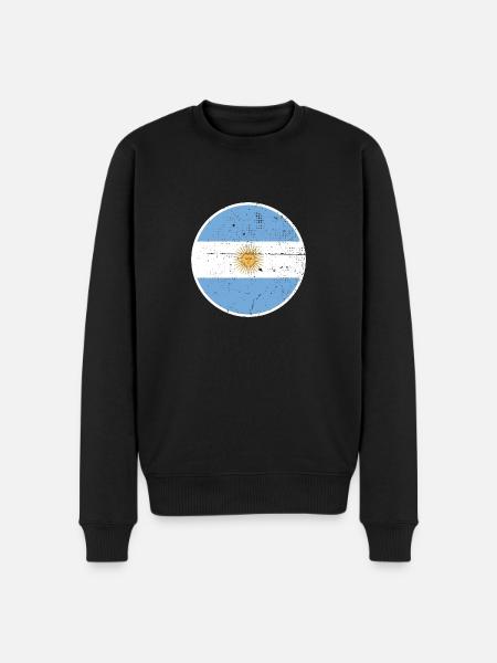 Argentine Drapeau argentin Argentin - Pull Premium bio Homme - noir