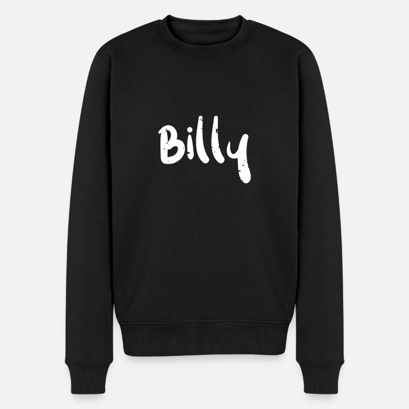 Billy - Brother - Männer Premium Bio Pullover - Schwarz